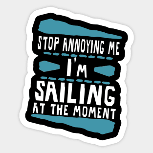 Sailing Sailboat Sailboats Captain Girls Boys Sticker